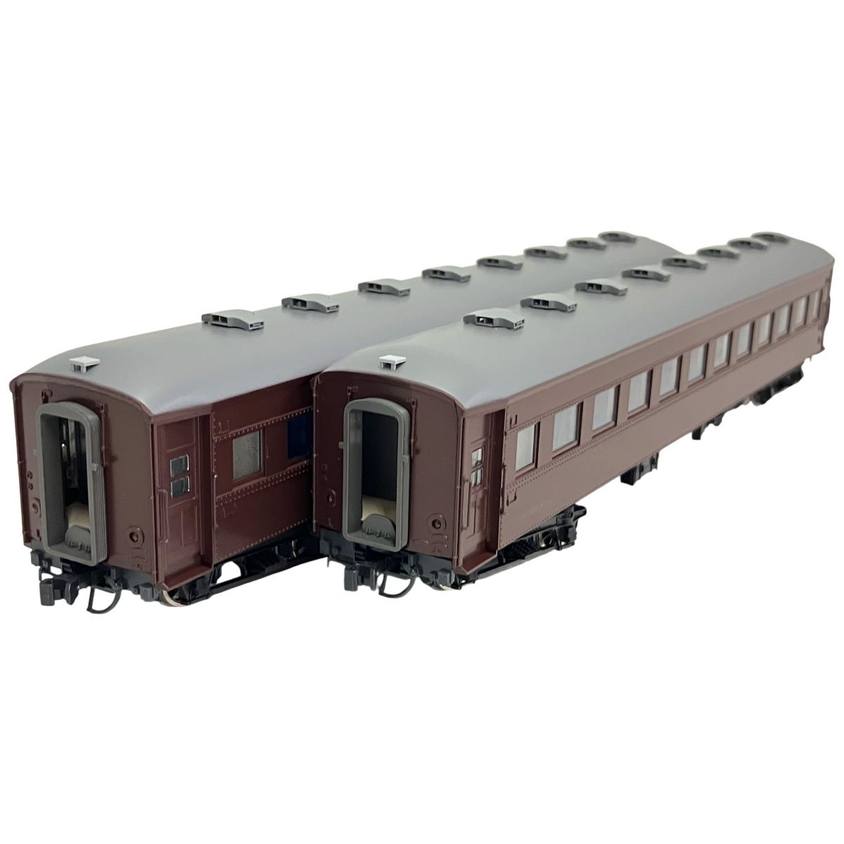 KATO 1-514 オハフ33 茶 2両セット HOゲージ 鉄道模型 中古T10683681