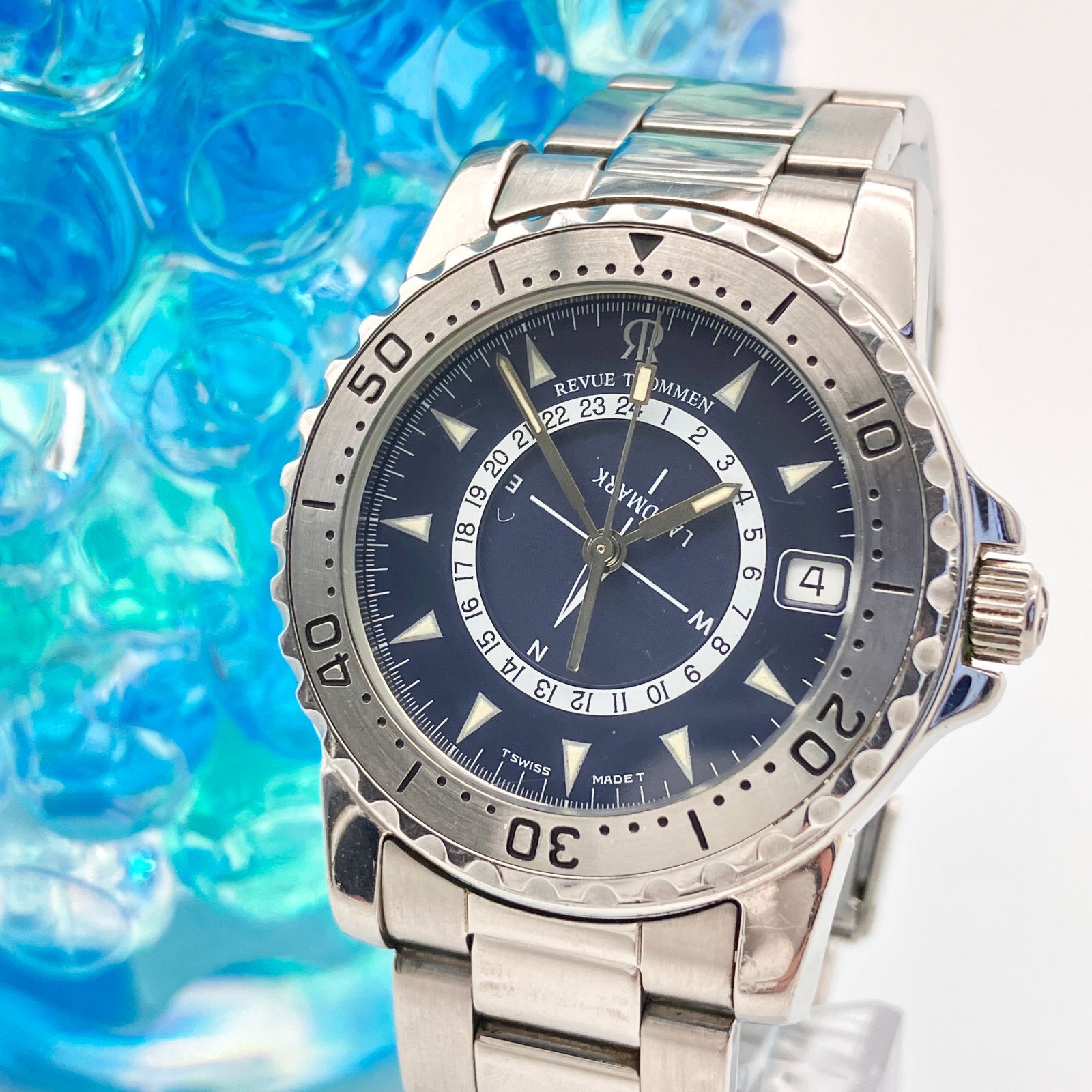 中古】レビュートーメン ランドマーク 5817002 クォーツ 腕時計