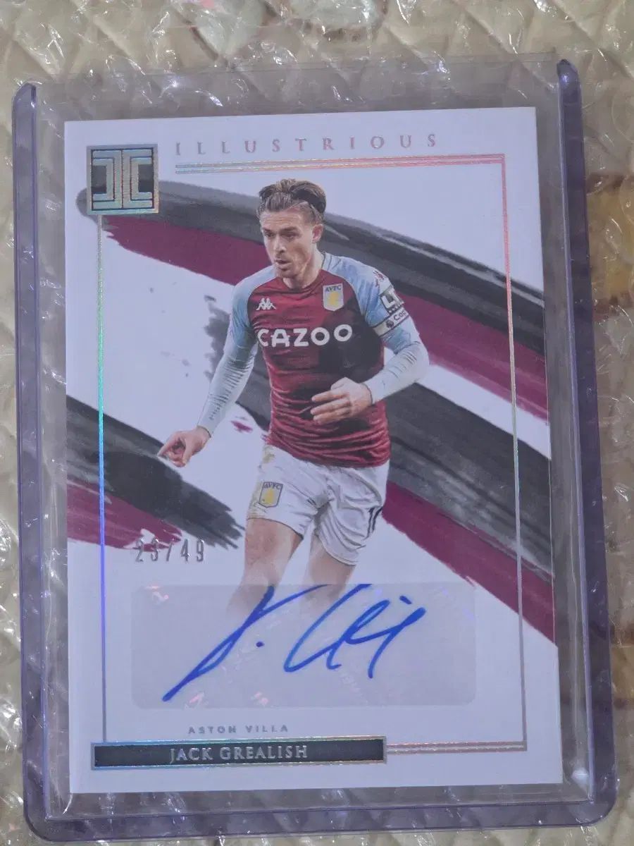 ジャック グリーリッシュ サイン入り カード