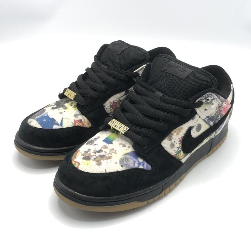 中古】Supreme × NIKE SB DUNK Low Rammellzee スニーカー 28.5cm 