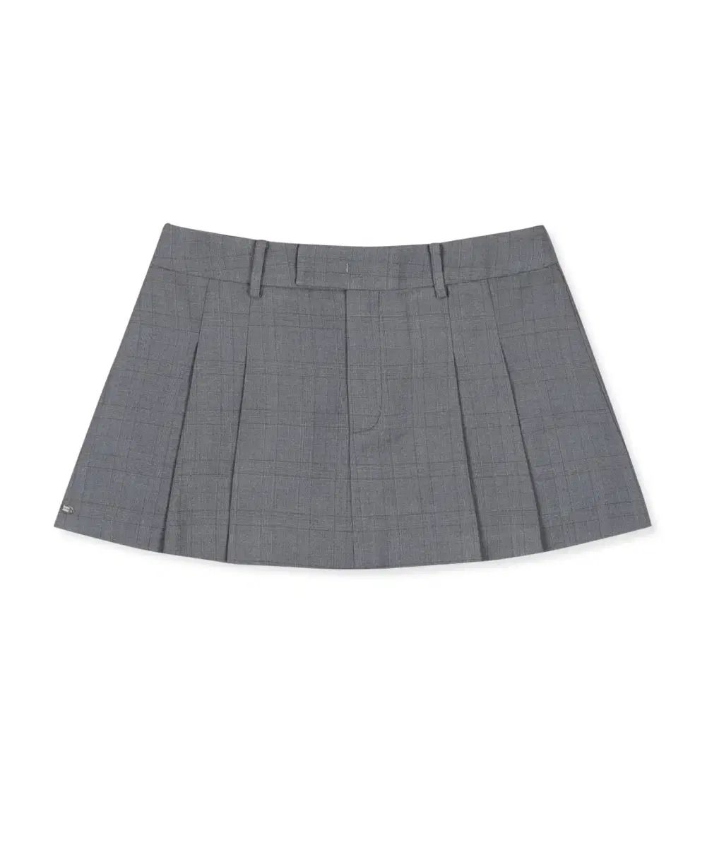 ペイルジェイド デミュウ クロップド セットアップ スカート_グレー