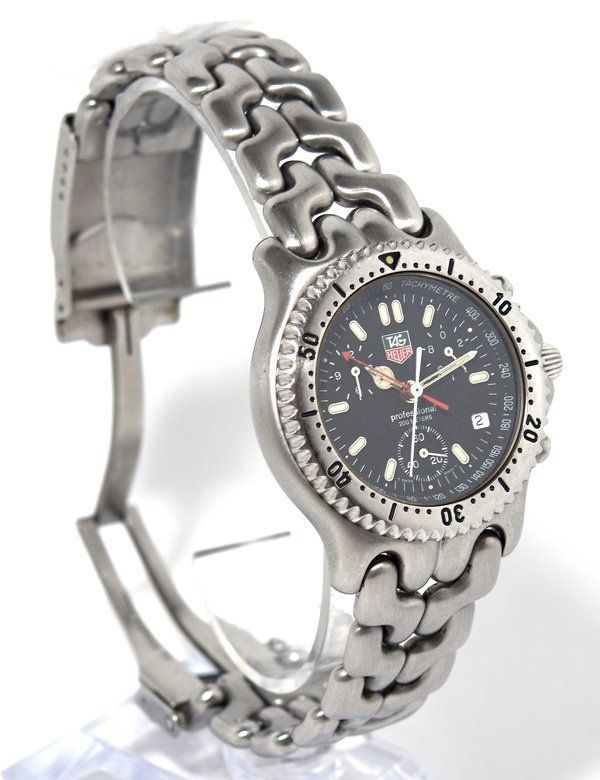 電池交換済 TAG HEUER タグホイヤー セルシリーズ プロフェッショナル CG 1110 0 デイト クォーツ メンズ