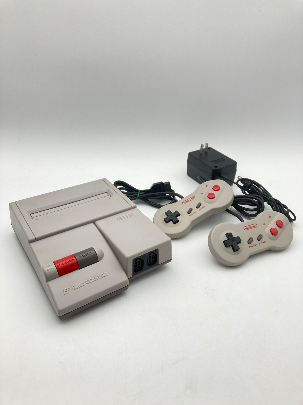 動作OK】ニンテンドー ニューファミコン 本体 周辺機器セット 1205-402