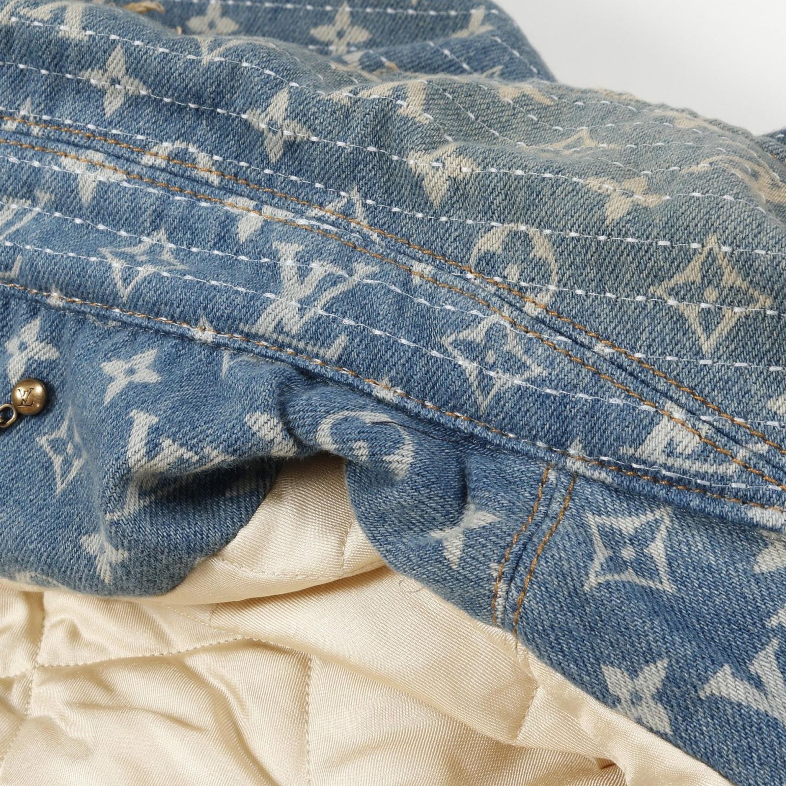 ルイ・ヴィトン LOUIS VUITTON デストロイドワークウェアデニム