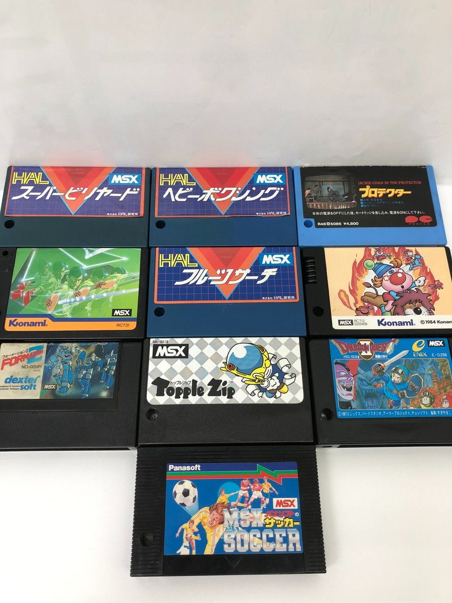 MSX ソフトまとめ ソフトのみ 動作未確認のため､現状品価格 - メルカリ