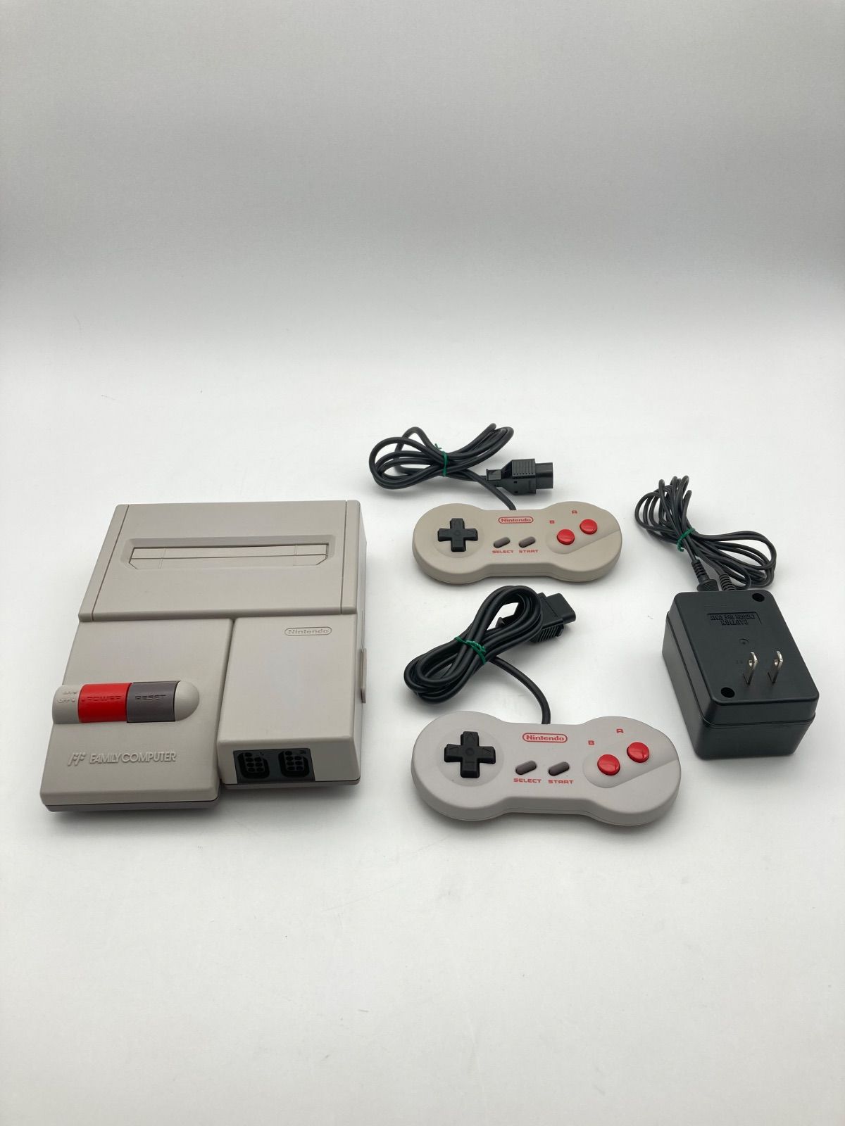 動作OK】ニンテンドー ニューファミコン 本体 周辺機器セット 1205-405