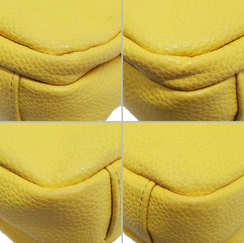 CASTEL BAJAC カステルバジャック ハロゲン イエロー PUレザー ミニ