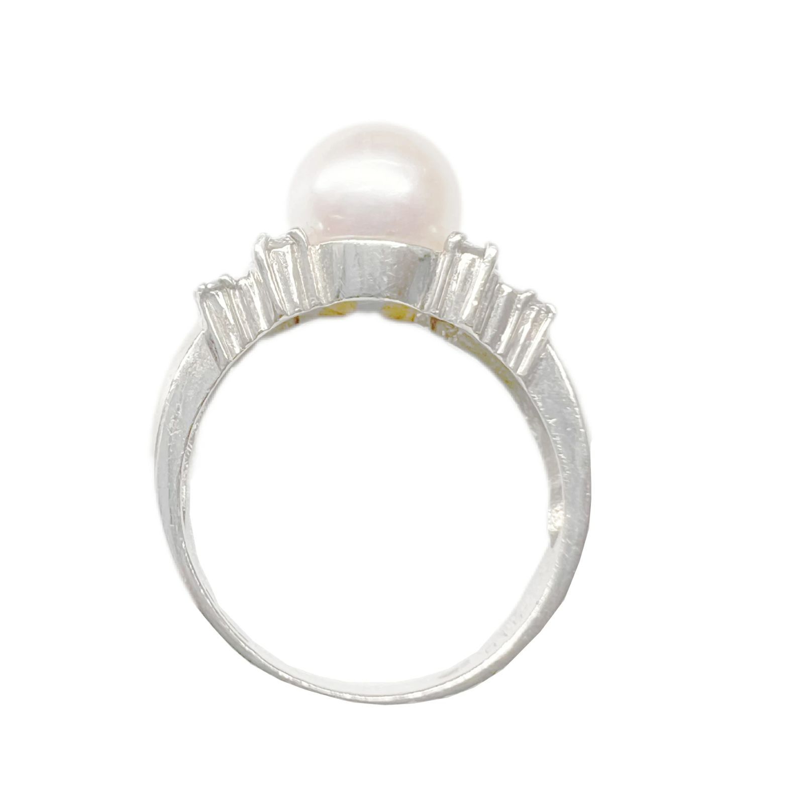 Pt900 パールリング 8.5mm 指輪 5.9g 11.5号 アクセサリー ジュエリー