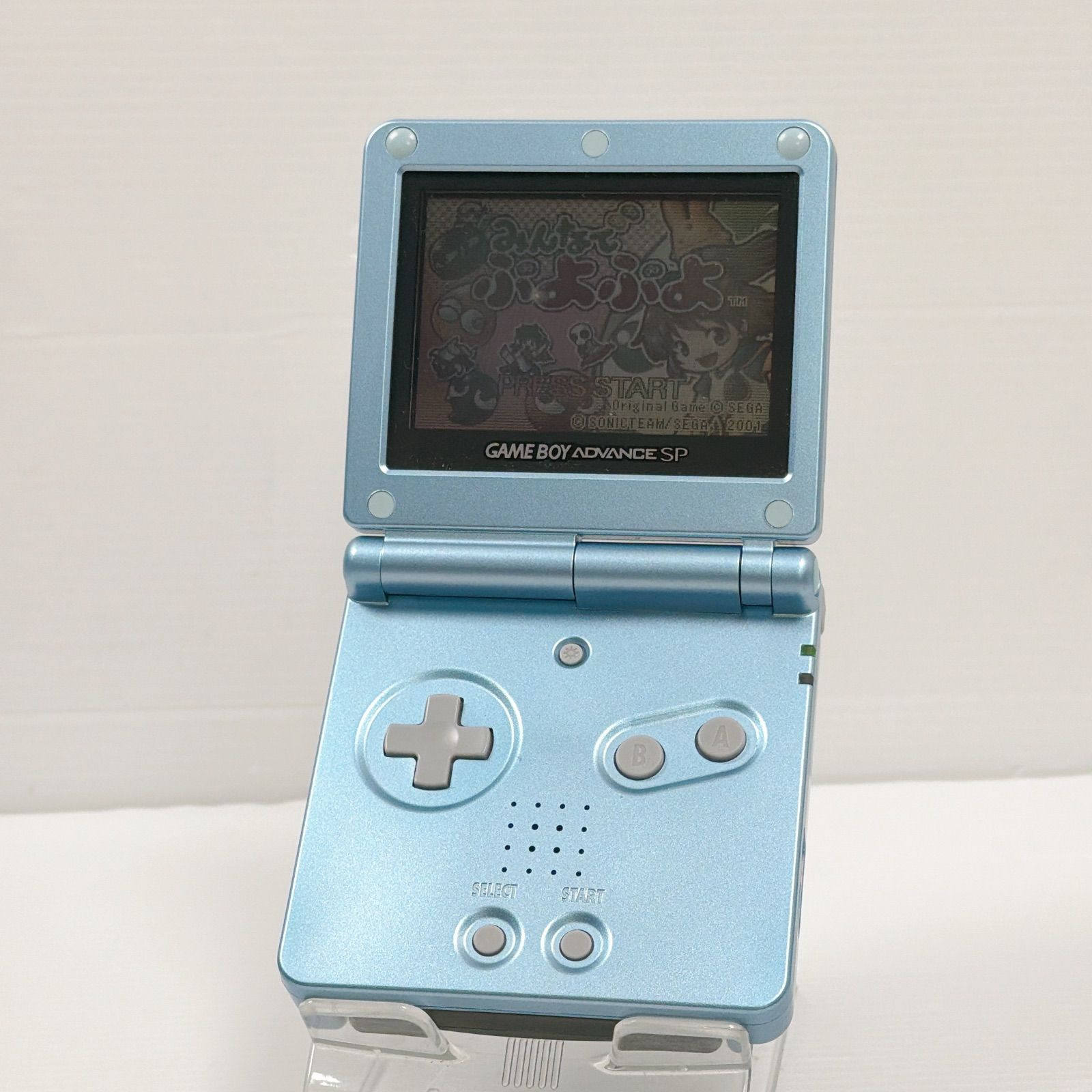 ニンテンドー ゲームボーイアドバンスSP パールブルー 遊べるセット 外装 Nintendo Gameboy Advance SP