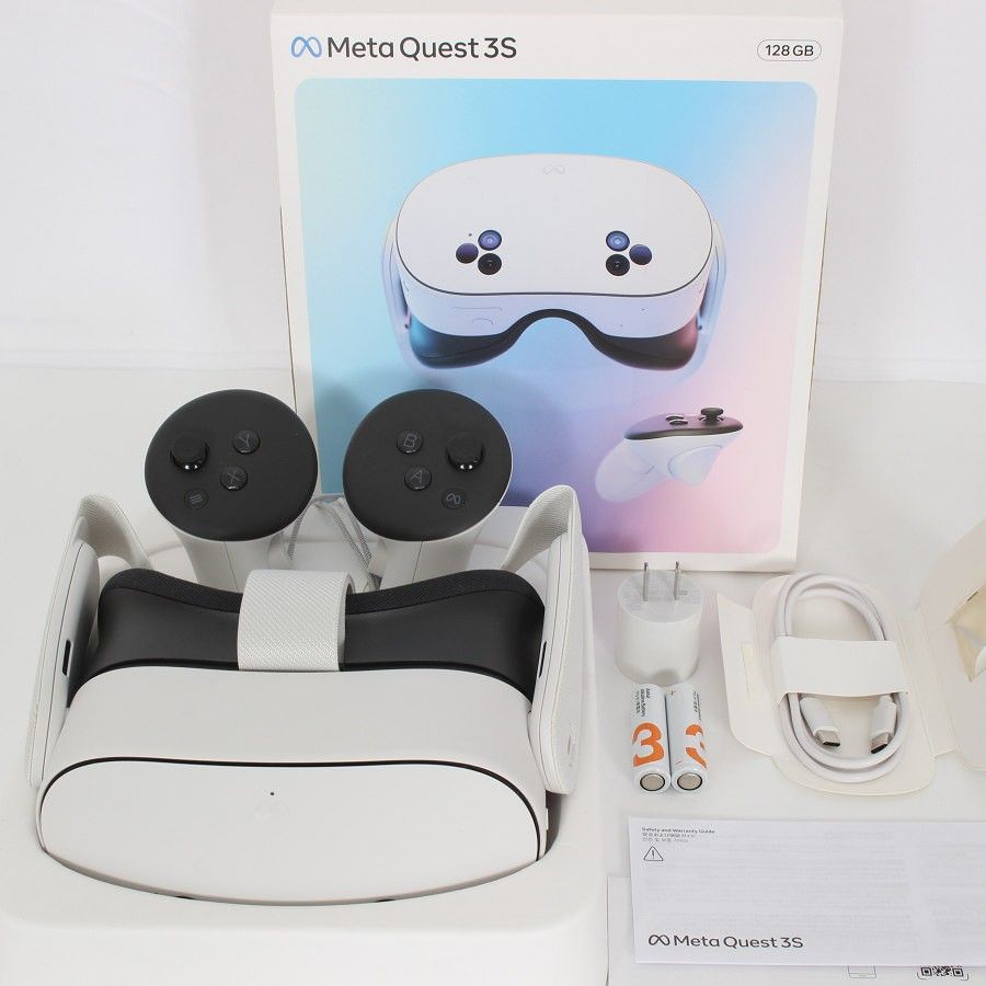 美品】Meta Quest 3S 128GB VR ヘッドマウントディスプレイ ヘッド