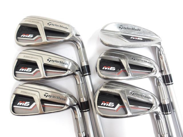 中古】アイアンセット テーラーメイド M6 FUBUKI TM6 2019(JP) 6本