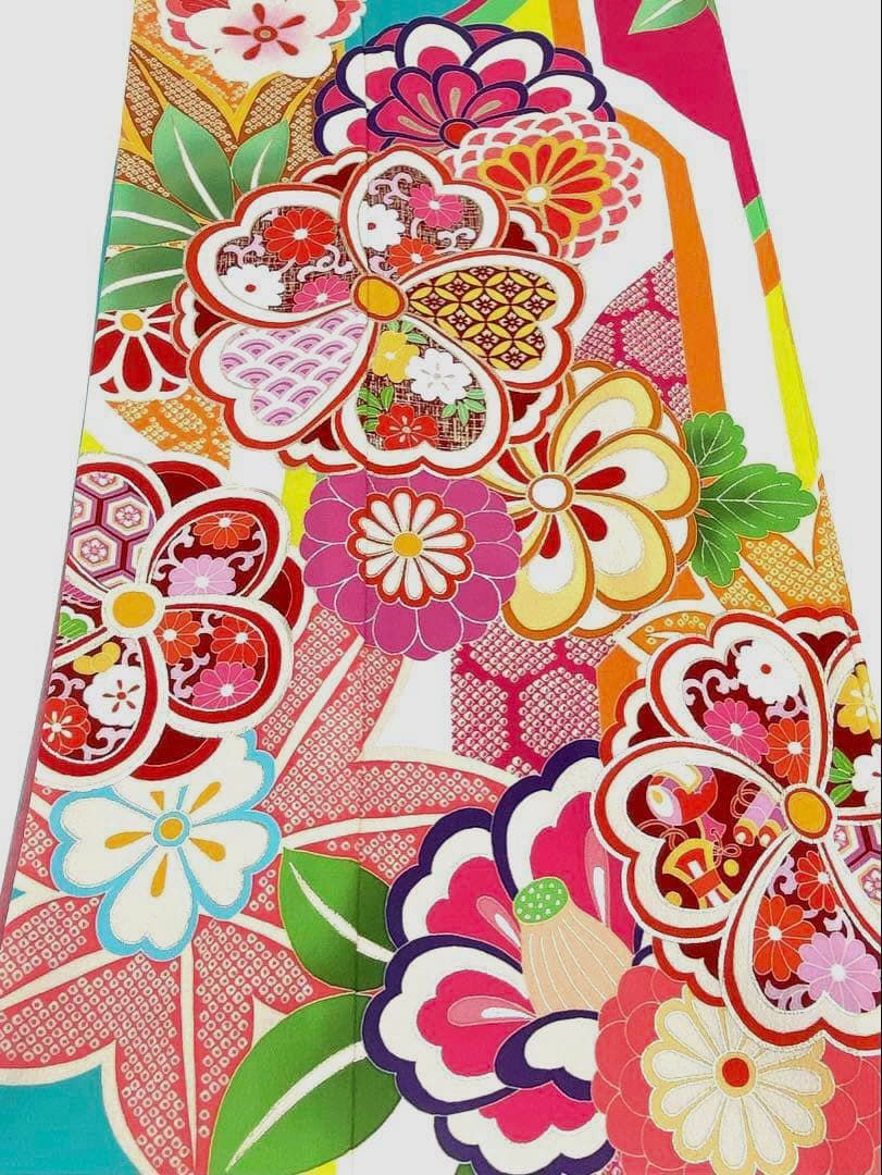 ポリエステル振袖 玉城ティナ×キスミス 銀彩 身丈168cm MOP521 - メルカリ