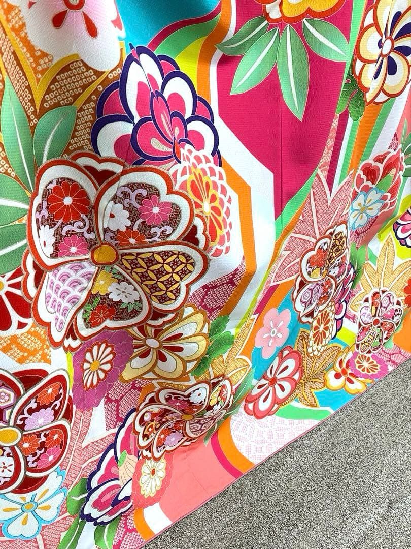 ポリエステル振袖 玉城ティナ×キスミス 銀彩 身丈168cm MOP521 - メルカリ