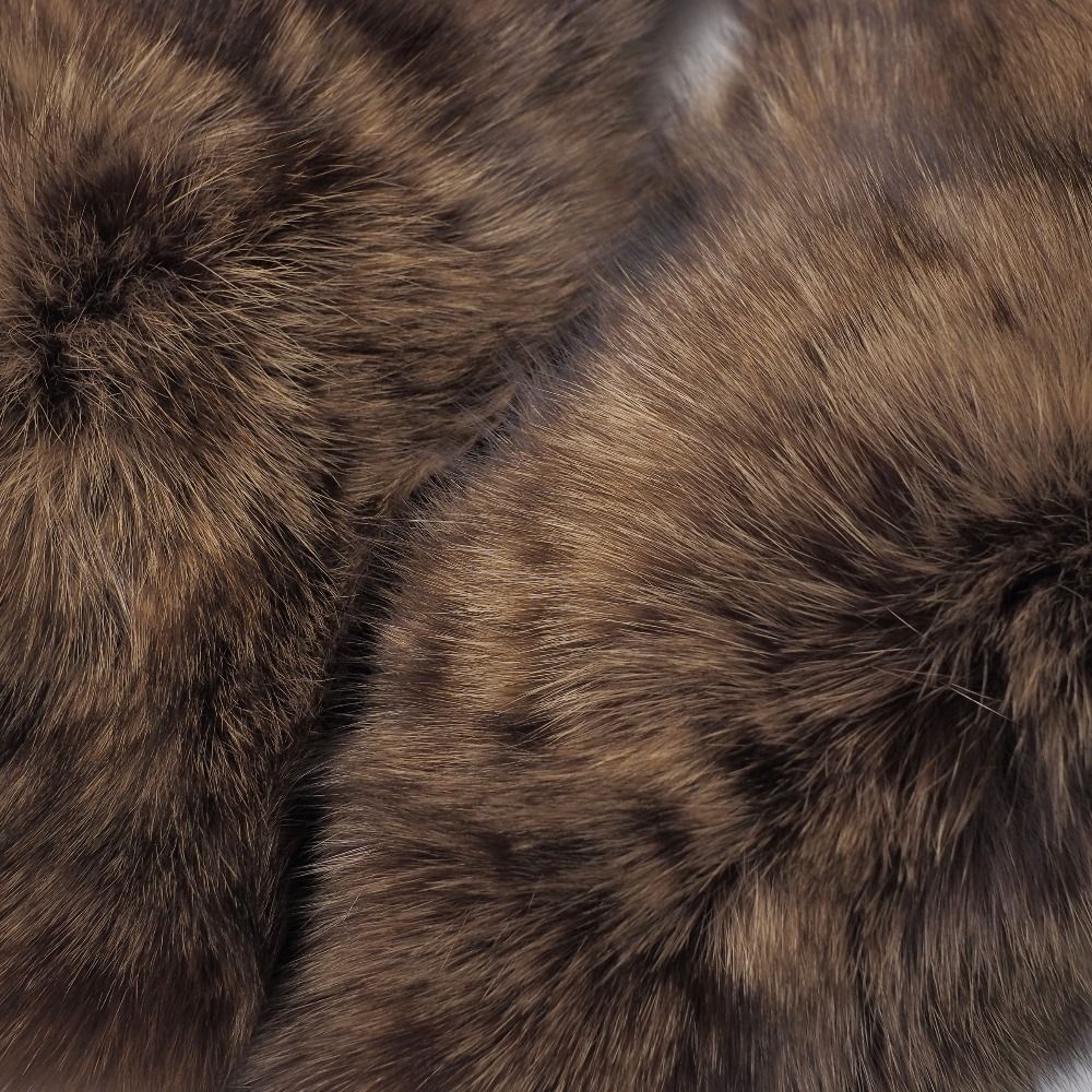 □美品□Faviora × FOX ファビオラ × フォックス ブルーFOXプリント