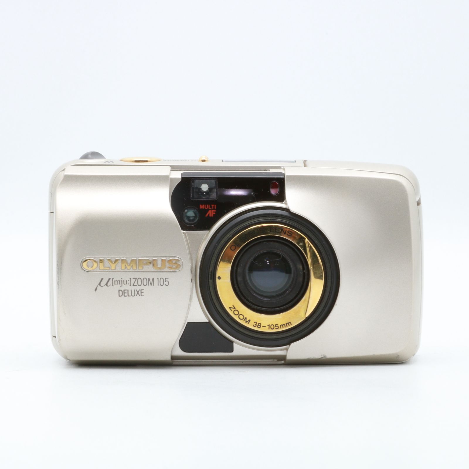 【完動 美品】OLYMPUS μ mjuZOOM105 フィルムカメラ 動作確認 完動品】OLYMPUS μ ZOOM 105 ストア DELUXE フィルムカメラ 動作確認