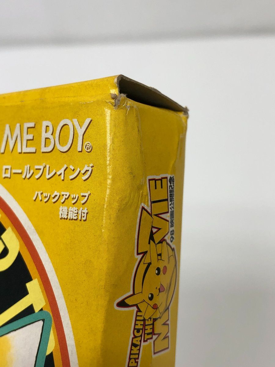  ＧＢ ポケットモンスター ピカチュウ 箱 内箱状態 タウンマップあり 箱･取説あり 初期動作 ＯＫ ソフト ゲームボーイ