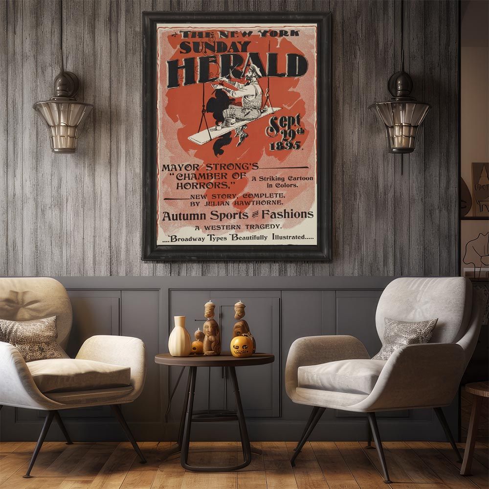 B4サイズ（約25x36cm）】【bn-poster-2221】フレーム付き 超レトロ