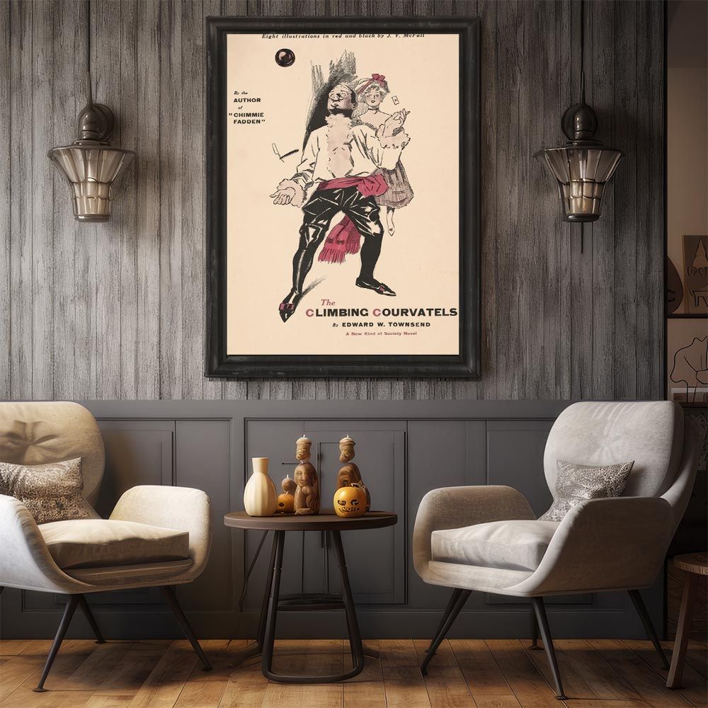 アンティーク アートポスター 絵画 大きいサイズ （B） B4サイズ（約25x36cm）】【bn-poster-2237】フレーム付き 超レトロ