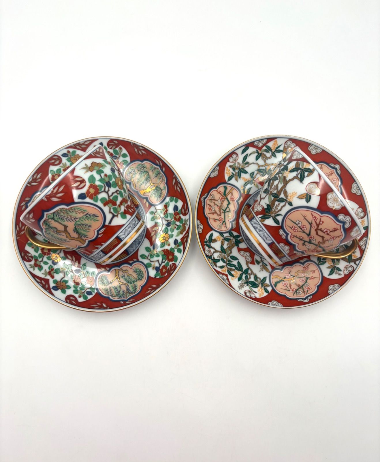 値下！【美品】古賀秀行　金彩伊万里　花伝十二ヶ月　C&S 12P 値下！【美品】古賀秀行 金彩伊万里 花伝十二ヶ月 C&S 12P - メルカリ