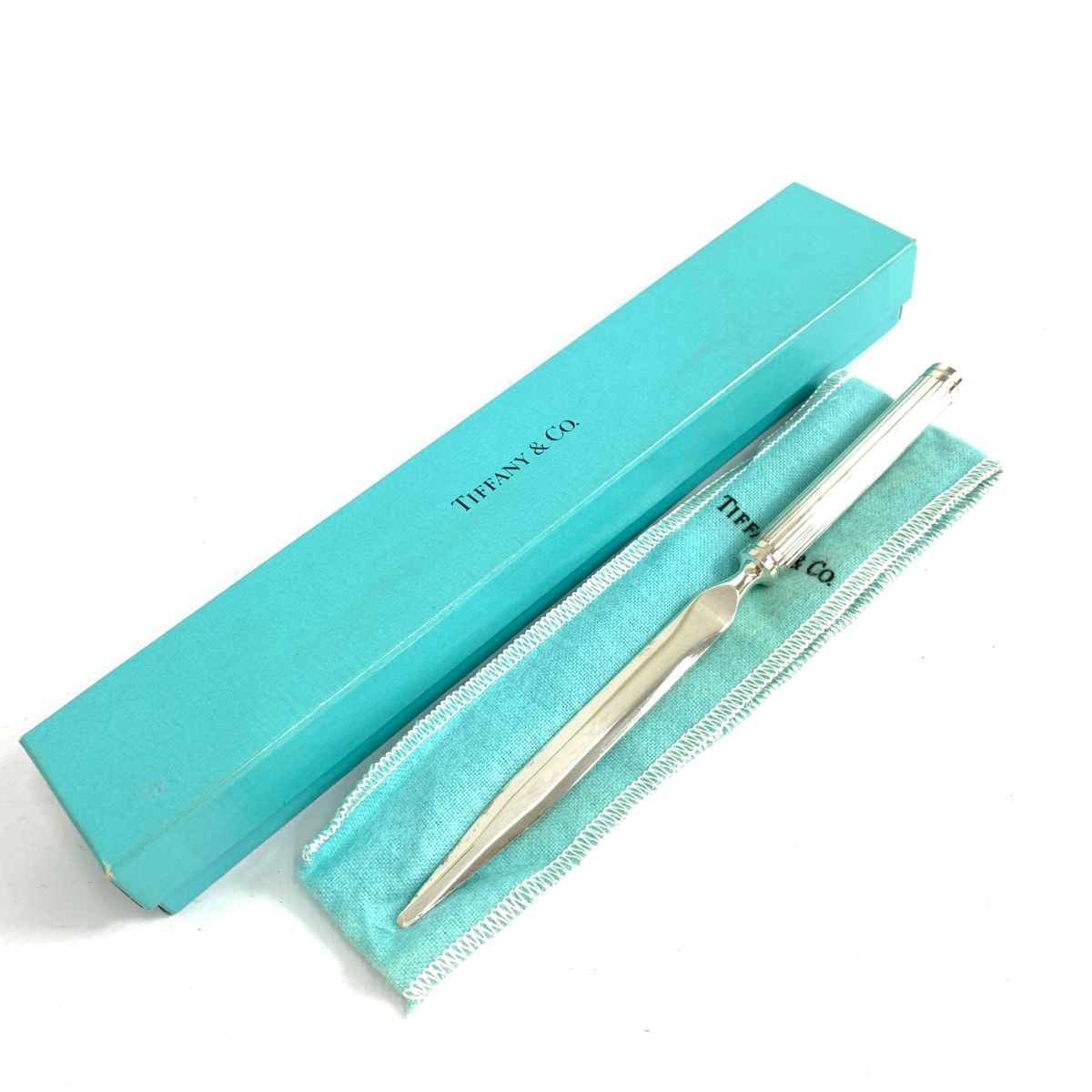 TIFFANY-Co. ティファニー レターオープナー|ペーパーナイフ SILVER PLATED|銀メッキ シルバーカラー |