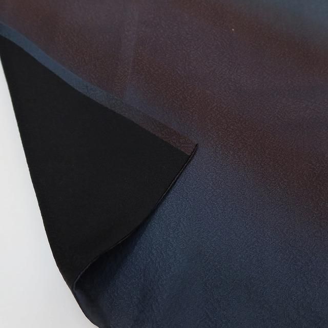 ✾まめ藤✾リバーシブル 正絹 着物 豊かな息吹を秘めた流れる時も静寂も 道行コート U-78