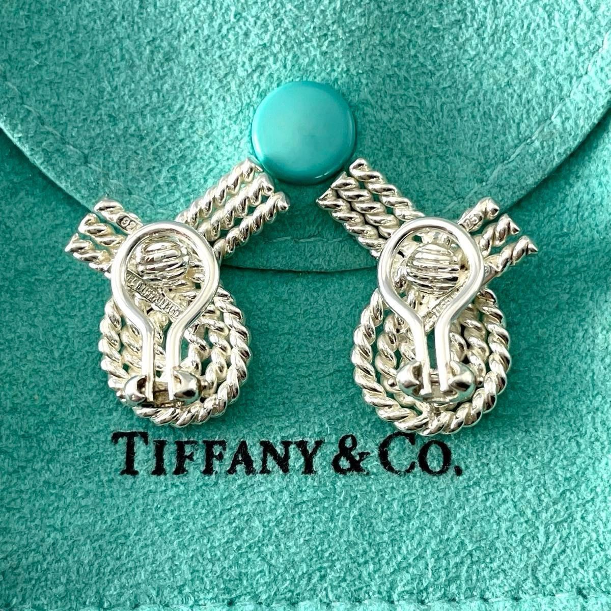 ティファニー ツイスト ロープ イヤリング シルバー 925 WW2fe - メルカリ