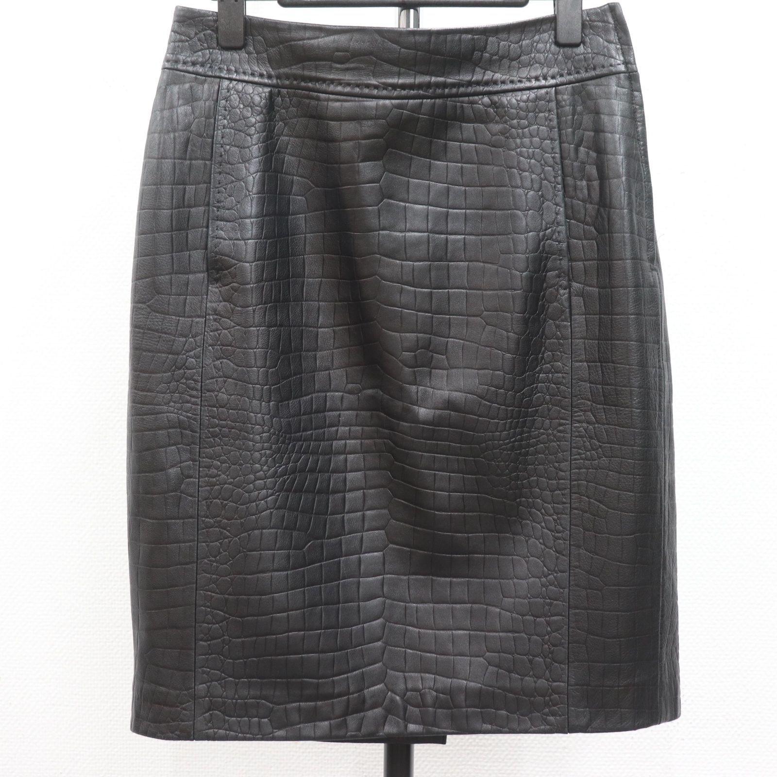 ITLOKZEFYUG7 Max Mara マックスマーラ レザー クロコダイル 型押し