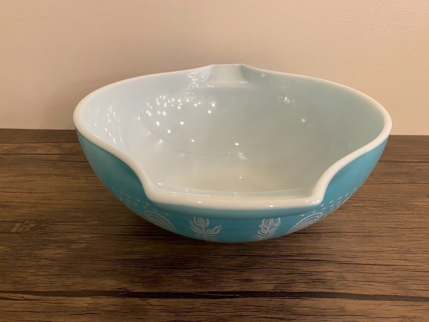 パイレックス☆ミキシングボウル☆4点セット☆無地☆アンティーク