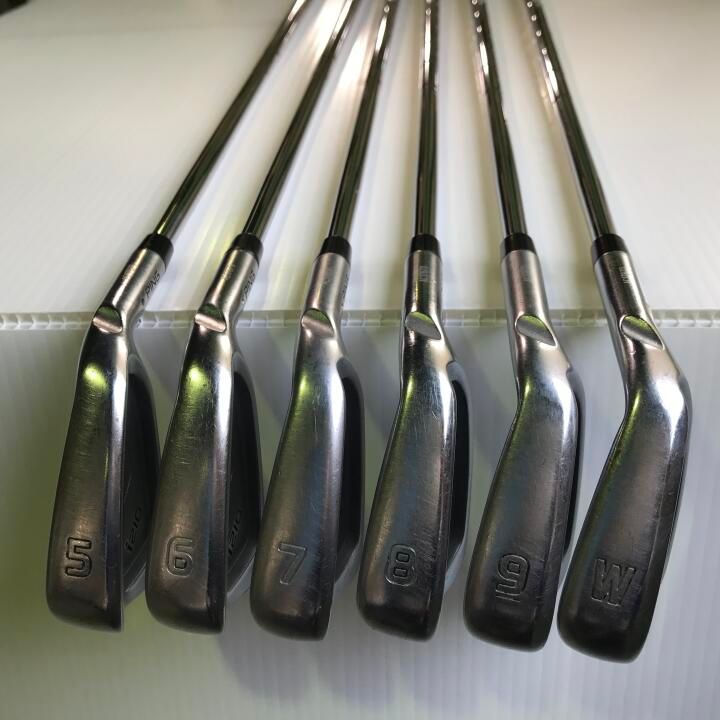 ピン i210 ﾀﾞｲﾅﾐｯｸｺﾞｰﾙﾄﾞ 120 S200フレックス アイアンセット 中古