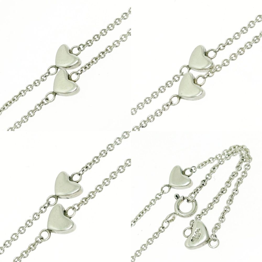 中古】TIFFANY&Co. ティファニー シルバー ハートリンク ラリアット