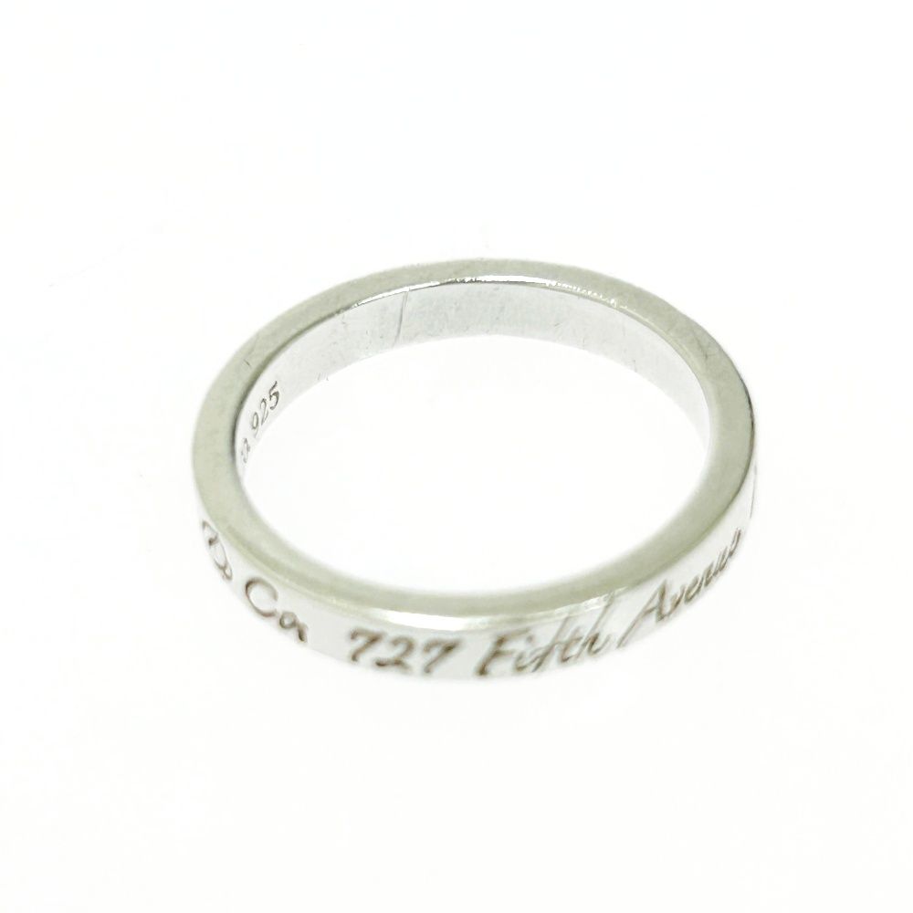 中古】TIFFANY&Co. ティファニー シルバー ノーツ ナローリング 2.6g