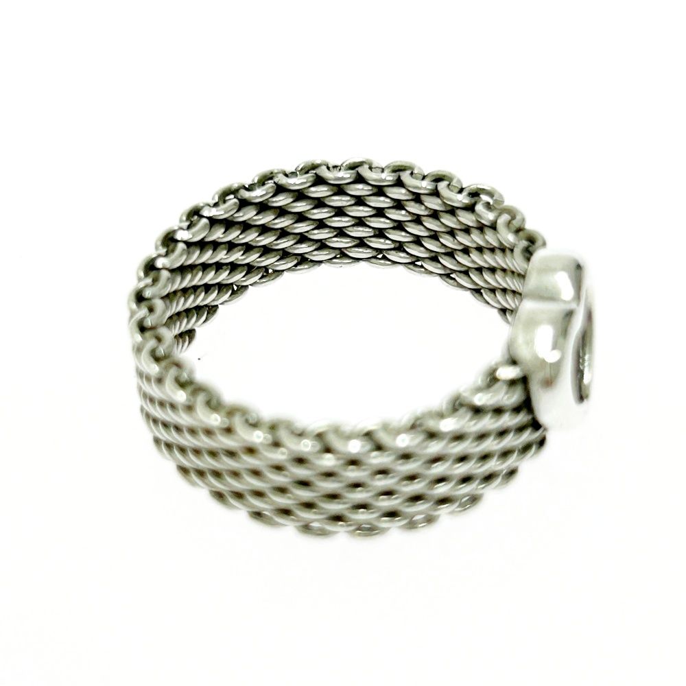 中古】TIFFANY&Co. ティファニー シルバー サマセット メッシュ ハート