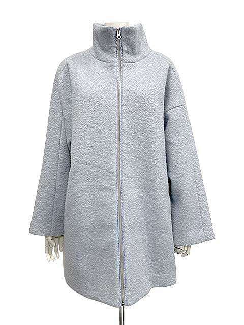 アトリエシックス atelier six ブルー フリーサイズ 冬物コートS 19＿s 19