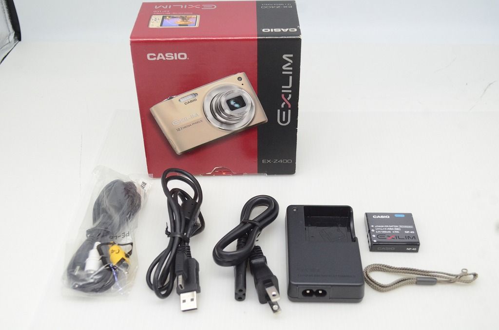 CASIO カシオ EXILIM EX-Z400 コンパクトデジタルカメラ ゴールド 元箱