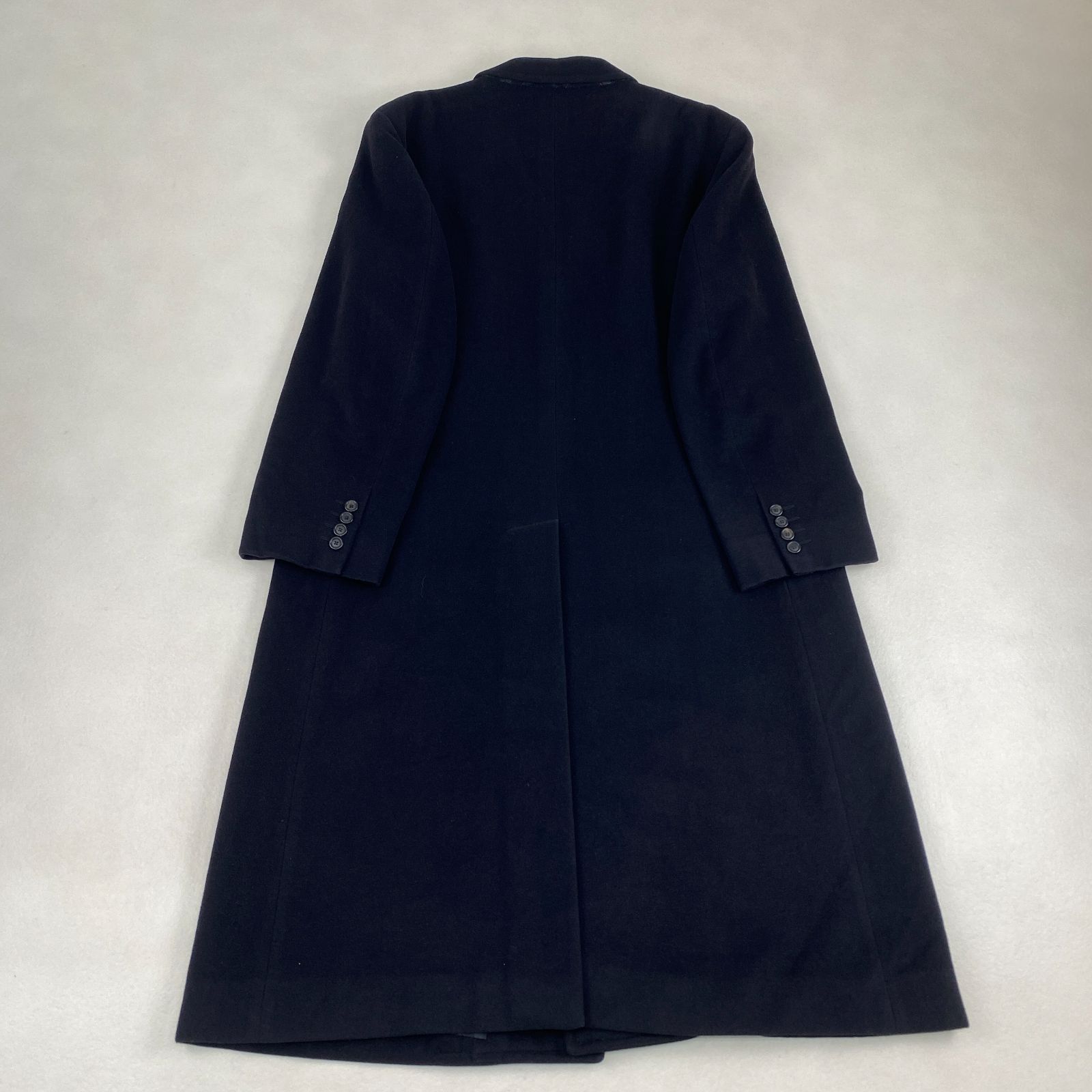 バーバリーロンドン チェスターコート カシミヤ アンゴラ ブラック 96