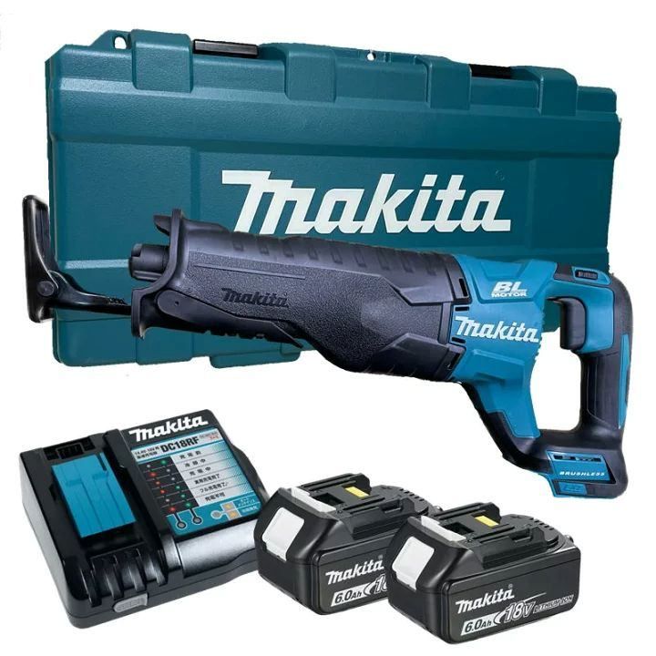 付き マキタ 充電式 レシプロソー ケース 充電器 電動 工具 18 V セーバーソー セーバソー 切断機 makita