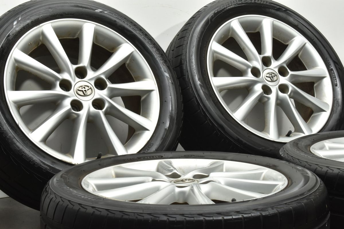 交換用に】トヨタ エスティマ 純正 17in 7J +50 PCD114.3 ブリヂストン