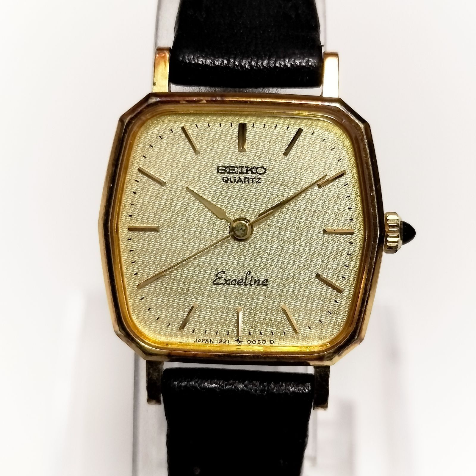 SEIKO Exceline 1221-5010 クォーツ ゴールドカラー 20mm - メルカリ