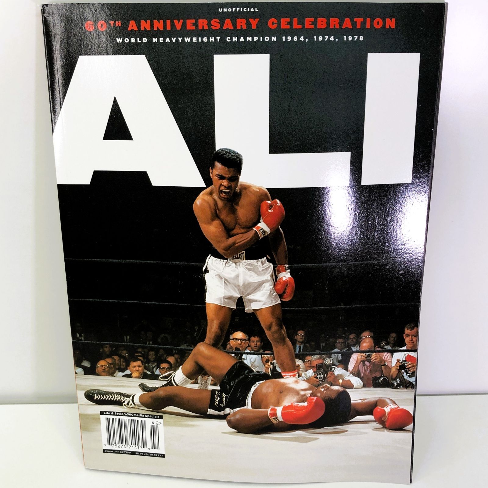 🥊モハメド・アリ 60周年記念雑誌📖 ヘビー級統一王座特集 MUHAMMAD