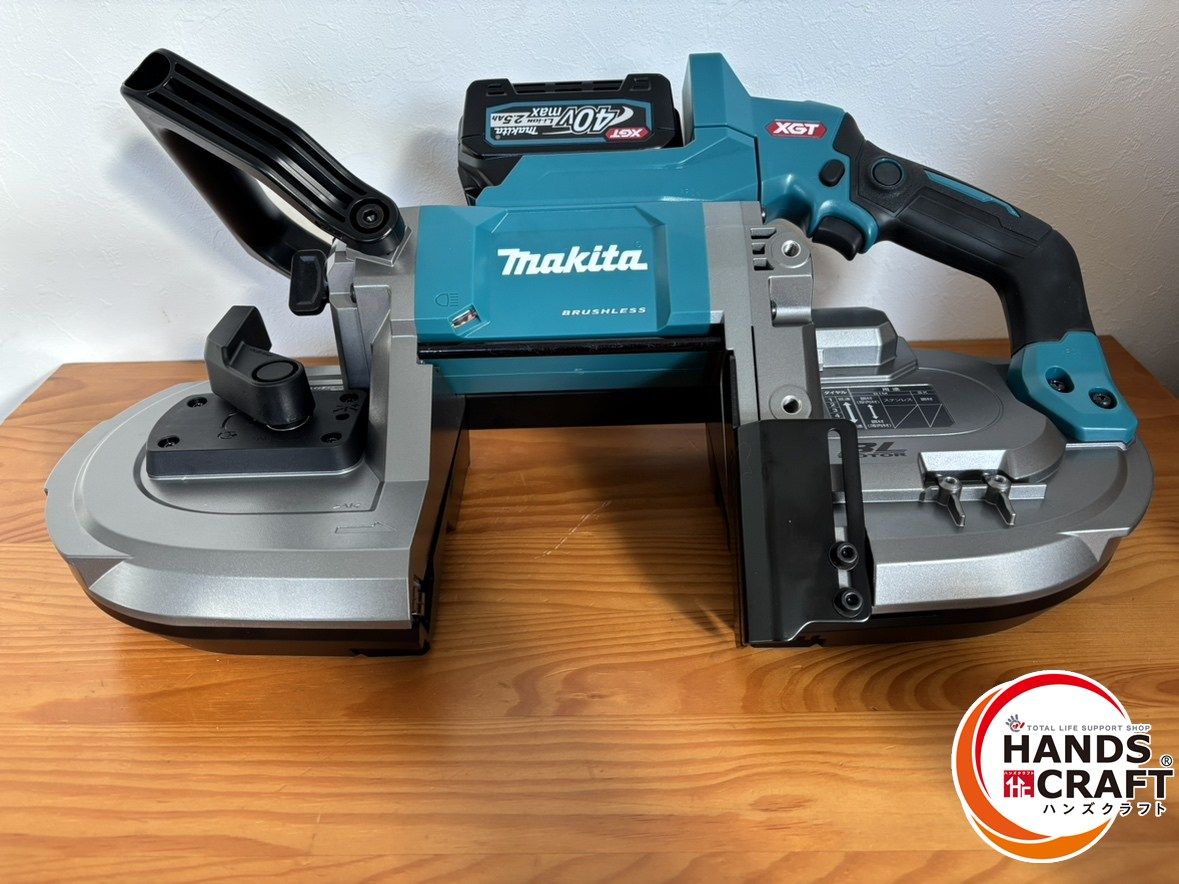 ♭ マキタ makita 40 Vmax充電式ポータブルバンドソー バッテリー 充電器 ケース PSEマーク