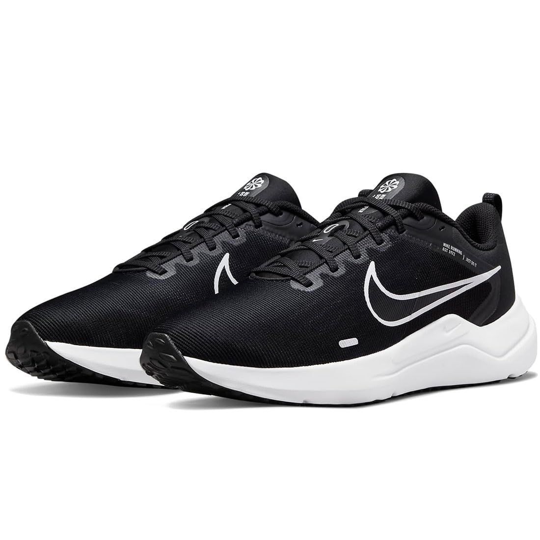 NIKE ダウンシフター 12 DOWN SHITER ブラック ダークスモークグレー ピュアプラチナム ホワイト DD 9293-001 日本 27.0 cm