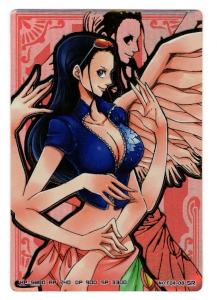 バンダイ ONE PIECE ARカードダス F 04-08 ニコ ロビン SR