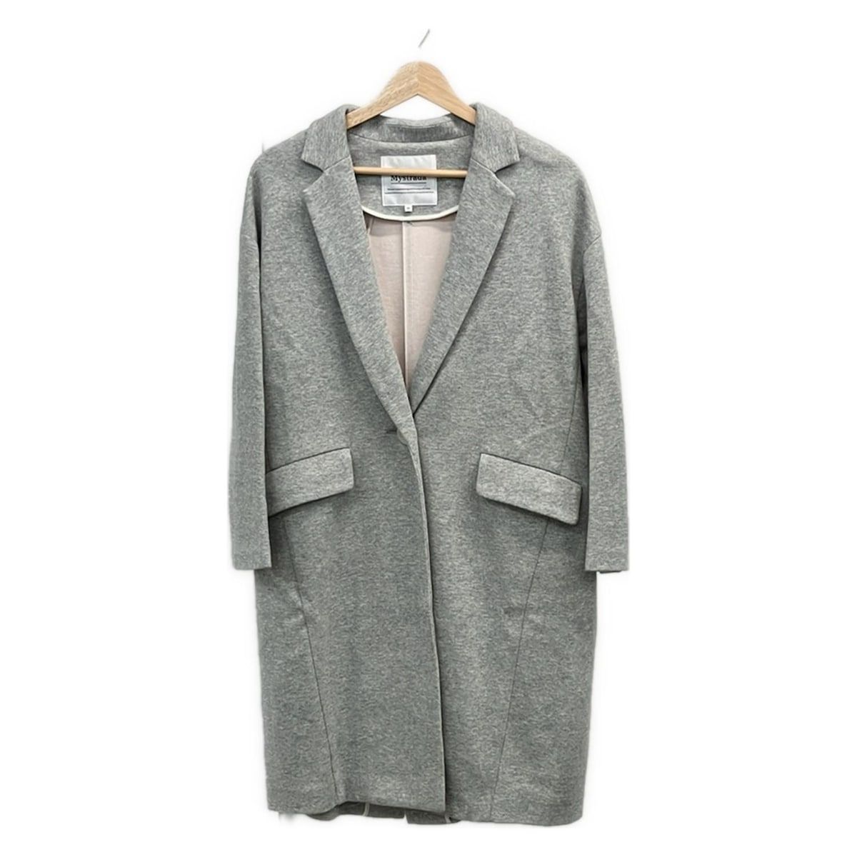 Mystrada グレー ロングコート 36 Mystrada(マイストラーダ) コート サイズ36 S レディース美品 - グレー