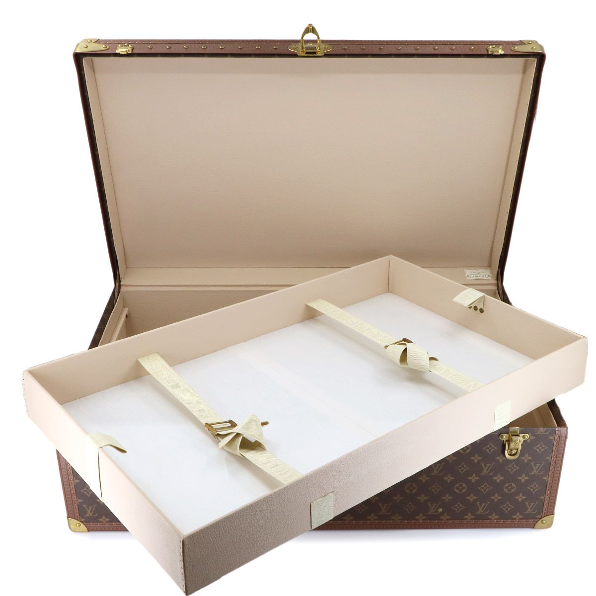 美品 ルイ ヴィトン LOUIS VUITTON モノグラム アルゼール 80 トランク