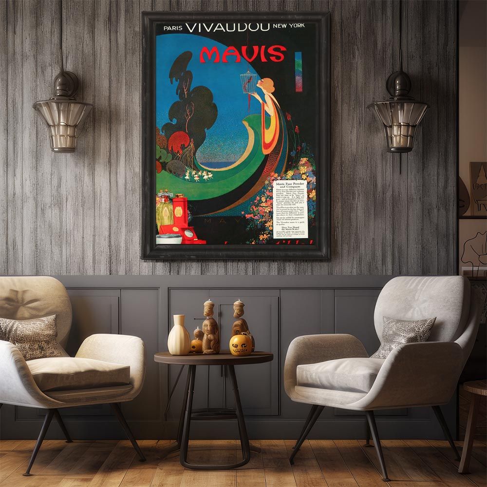 B2サイズ（約51x73cm）】【bn-poster-2405】フレーム付き 超レトロ