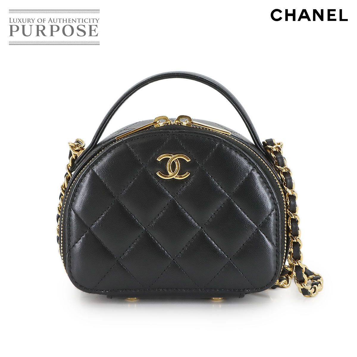 未使用 展示品 シャネル CHANEL マトラッセ チェーン クラッチ ミニ