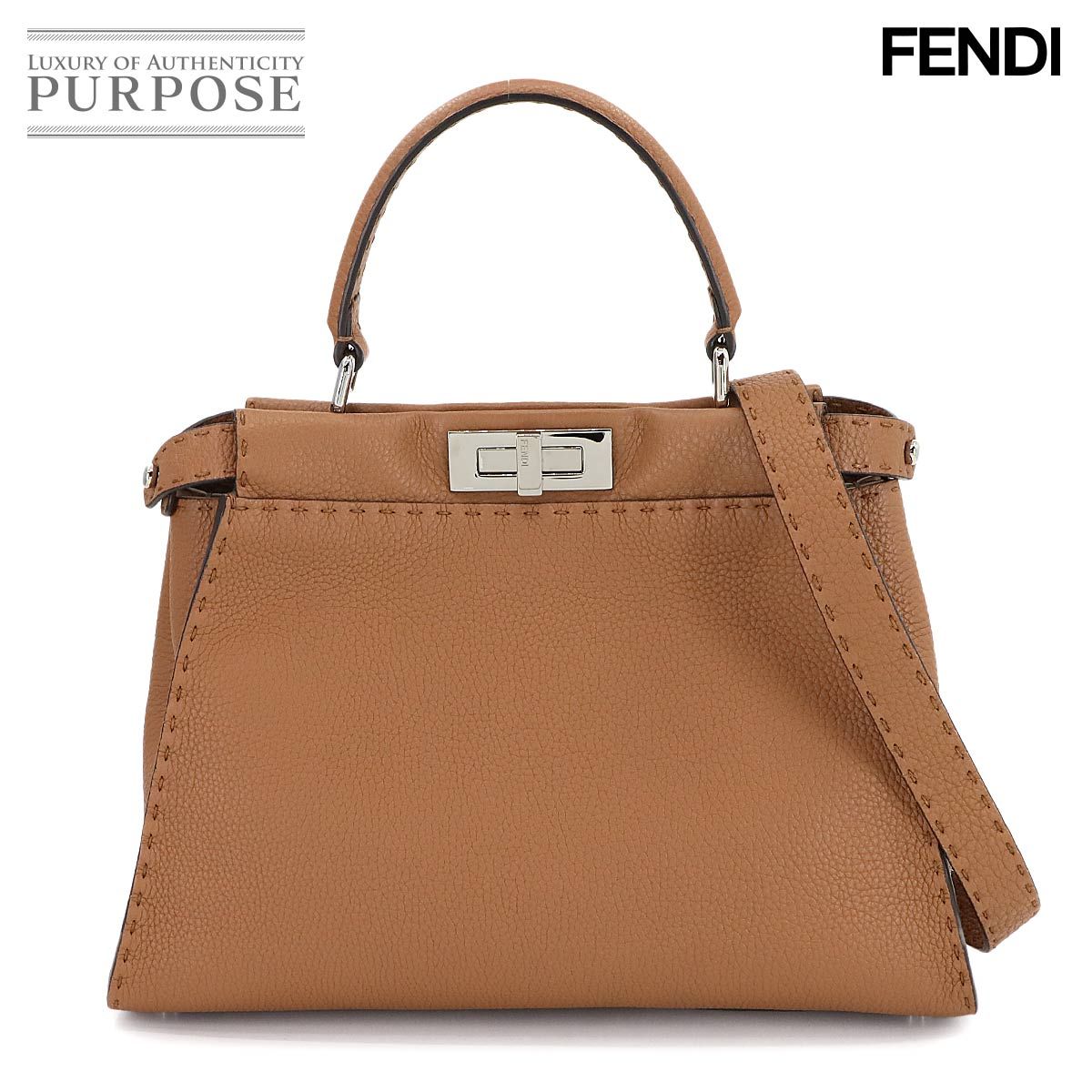 新品同様 フェンディ FENDI セレリア ピーカブー レギュラー 2way