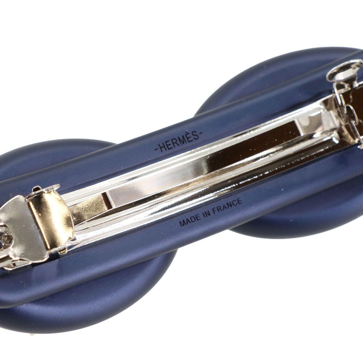 未使用 展示品 エルメス HERMES トリ マイヨン GM バレッタ
