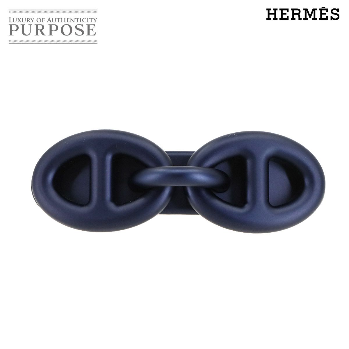 未使用 展示品 エルメス HERMES トリ マイヨン GM バレッタ