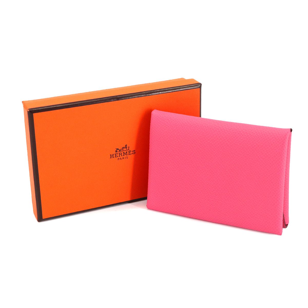 未使用 展示品 エルメス HERMES カルヴィ デュオ カードケース